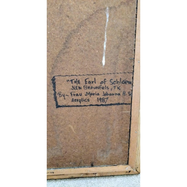 Late 20th Century Texas Gentleman Portrait Oil Painting For Sale - Image 5 of 8