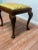 Antique Queen Anne Mahogany Stool Piano Bench Ottoman A rectangular form made from solid mahogany with carved cabriole...