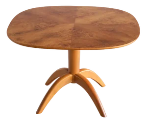 Coffee Table in Burl Wood by Bertil Söderberg for Svensk Hemslöjd, Sweden, 1930s