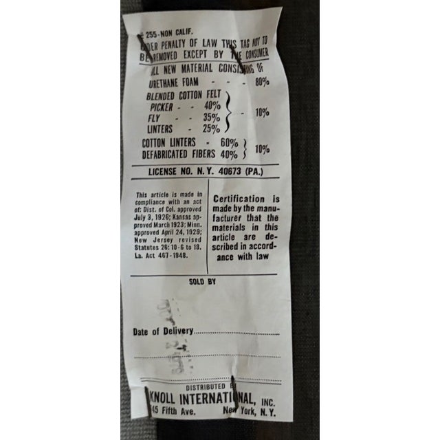 Metal Mid Century Knoll International Brno Tubular Chrome Cantilever Chair - Signed and Dated 1979 For Sale - Image 7 of 11