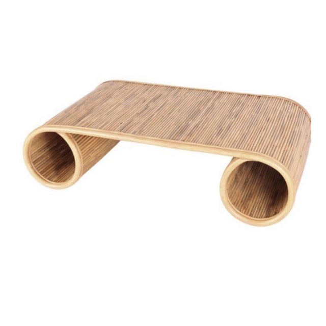 Large Coffee Table in Rattan For Sale - Image 6 of 12