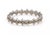 This magnificent bracelet is crafted from 18k white gold with a polished finish. It has 18k floral links with the yellow...