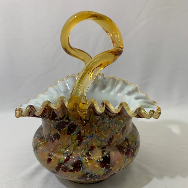 Vintage Art Glass Vase For Sale In New York - Image 6 of 8