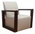 Paris Lounge Chair with Expresso Finish For Sale