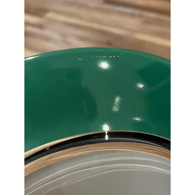 Mid 20th Century Mid 20th Century Duralex France Two-Tone Tempered Glass Plates For Sale - Image 5 of 5