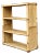 Vintage Bamboo Low Etagere For Sale