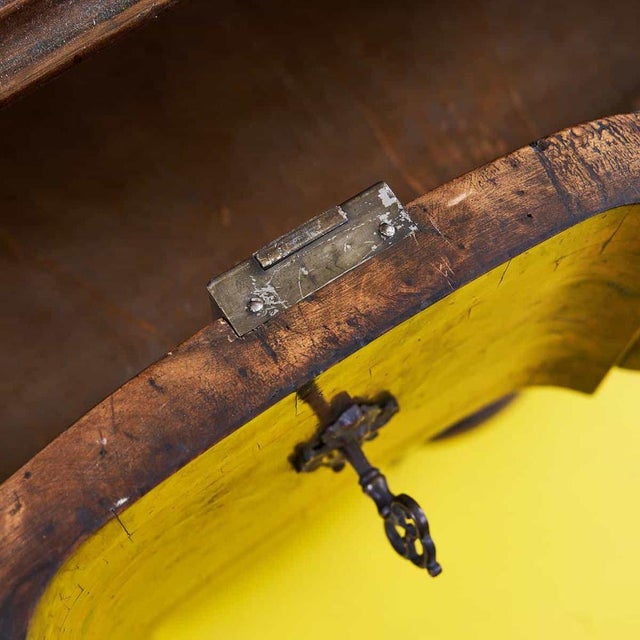 Antique Cabinet in Walnut Veneer, 1900s For Sale - Image 12 of 18