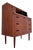 Teak Secretary with Mirror, Denmark For Sale