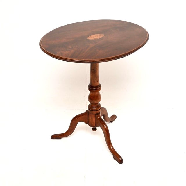 Antique Georgian Inlaid Side Table, 1790 For Sale - Image 10 of 10
