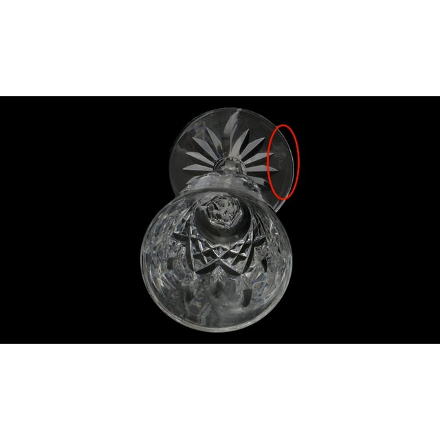 Waterford Crystal Mid 20th Century Waterford Lismore Petite Wine Stems - Set of 4 For Sale - Image 4 of 5