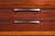 Pair of Lane Tuxedo Walnut and Rosewood Inlaid Bowtie End Tables, Circa 1960s For Sale - Image 6 of 18