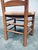 1950s Rustic Oak and Rush High Ladder Back Dining Chairs, Belgium, 1950s, Set of 6 For Sale - Image 5 of 18