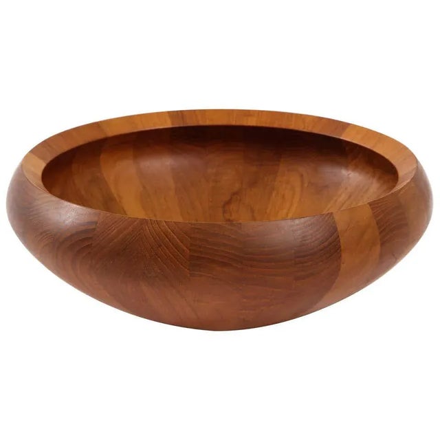 Jens H. Quitsgaard for Dansk Teak Bowl For Sale - Image 10 of 10
