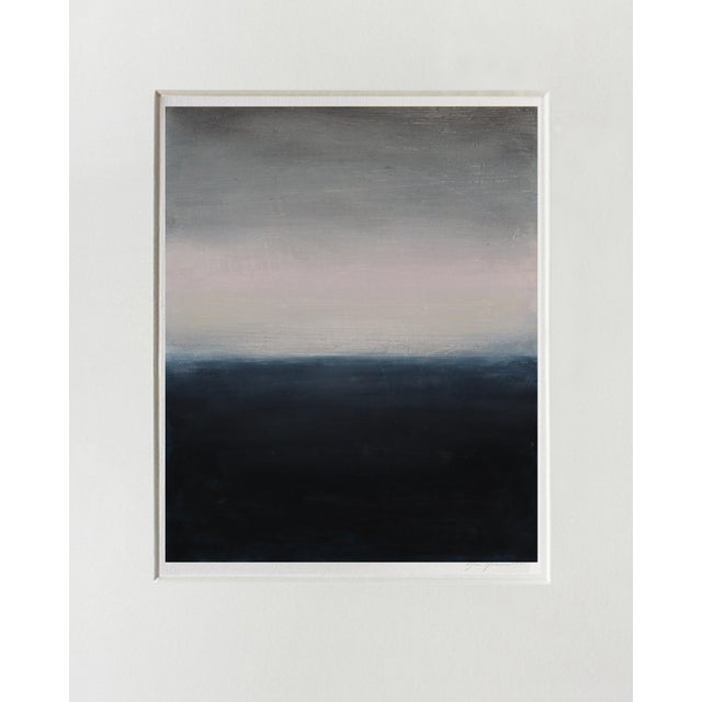 Janise Yntema Contemporary Abstract Cold Wax, Oil Stick and Mixed Media on Canvas Paper "Umi 4" by Janise Yntema For Sale - Image 4 of 4