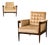 Móveis Provenzal Lounge Chair in Jacaranda & Champagne Mohair Velvet, Brazil, 1960s For Sale