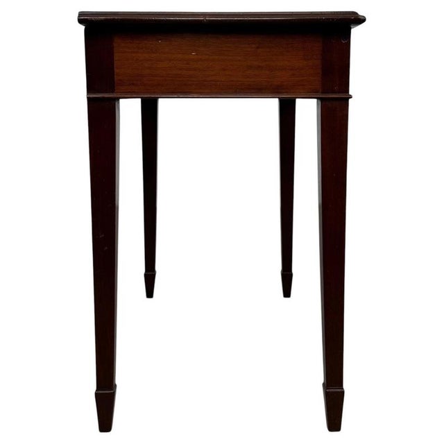 19th Century English Georgian Mahogany Writing Table For Sale - Image 6 of 12