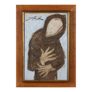 Jesús Reyes Ferreira, Con Las Manos Vacías Painting, Framed