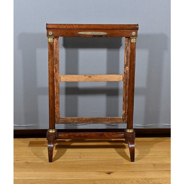 Brown Empire Mahogany Fireplace Screen, Early 19th Century For Sale - Image 8 of 15