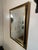 Mid-Century Regency Style Gilt and Black Beveled Mirror For Sale - Image 10 of 13