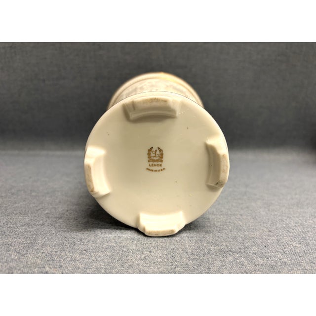 Lenox Lenox Versailles Footed Vase With Gold Trim For Sale - Image 4 of 7