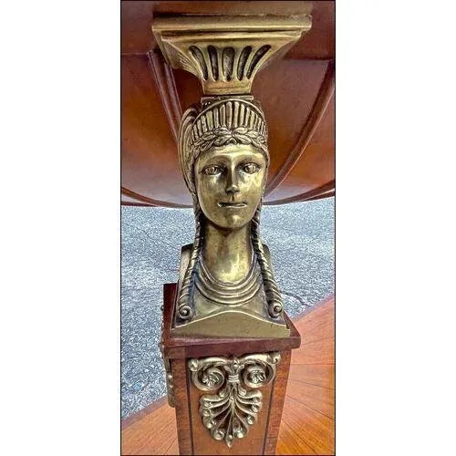 Vintage Maitland Smith Empire Style Console For Sale - Image 10 of 13