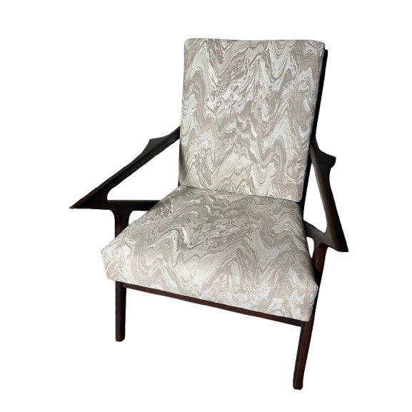 Pair of Mid Century Modern Poul Jensen Interpretation Z Arm Chair For Sale In Orlando - Image 6 of 8