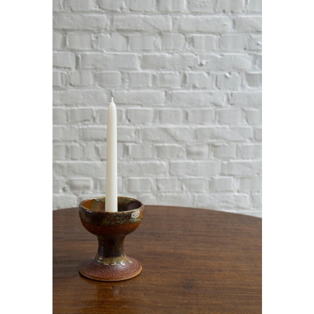 Ceramic Candlestick by Axella, Denmark, 1960s For Sale - Image 3 of 13
