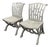 Regency Reproduction Curule Side Chairs, Pair For Sale