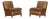 20th Century English Sprung Leather Armchairs, 1920, Set of 2 For Sale