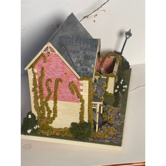 Arts & Crafts 1960s Miniature Installation Dollhouse With Garden by Artist Helen Valerio For Sale - Image 3 of 11