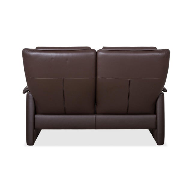 Leather 2-Seater Sofas, Armchair and Ottoman in Leather from Erpo Milano, Set of 4 For Sale - Image 14 of 18