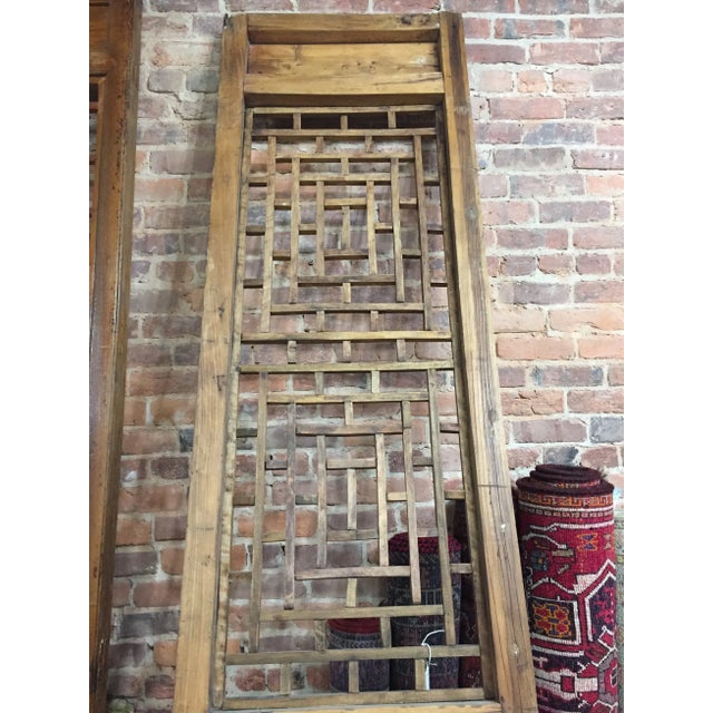 Chinese Antique Screens- a Pair For Sale - Image 4 of 5