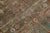 Blue Antique Malayer Hand-Knotted Wool Rug - Distressed Muted Slate Blue & Terracotta For Sale - Image 8 of 9