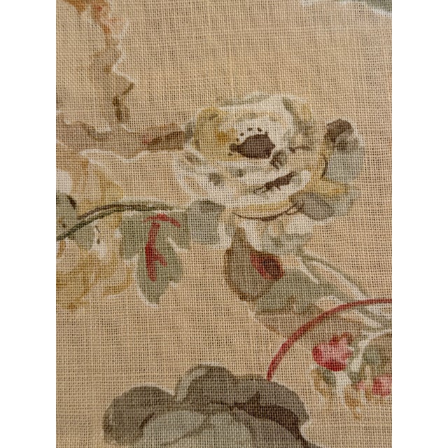 Lee Jofa Bryanston Hand Blocked Fabric 19 1/2 Yards For Sale In Raleigh - Image 6 of 7