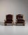 1970s Brutalist Brown Wood Pair of Club Chairs For Sale - Image 10 of 15
