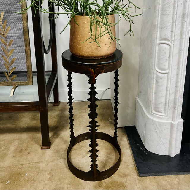 Rocco Drinks Table (Larger Version) Iron For Sale - Image 4 of 9