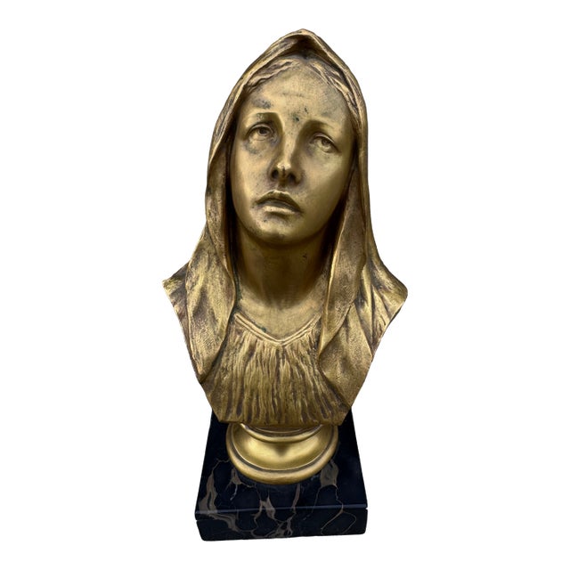 Gorham Manufacturing Co Bronze Madonna Bust For Sale
