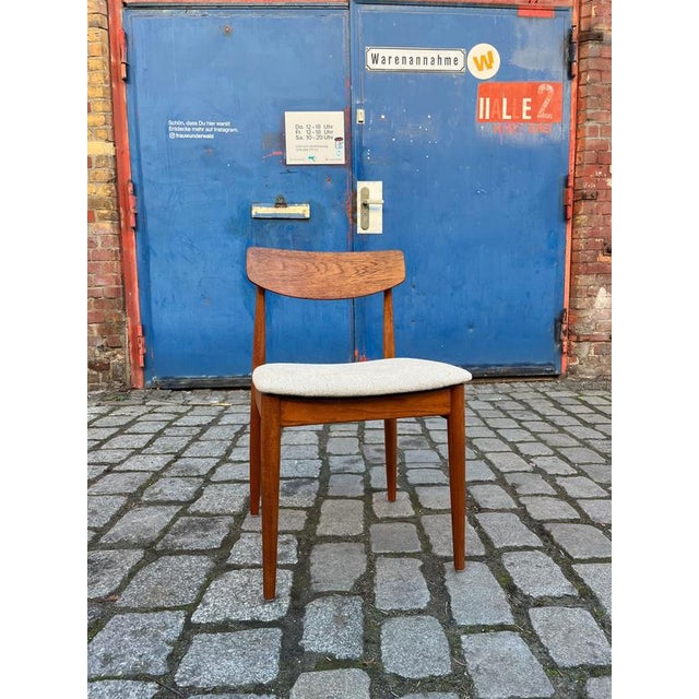 Upholstered Chairs in Beige Teak from Casala, Set of 6 For Sale - Image 5 of 11