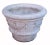 Large traditional style cast stone planter. Interior diameter:34", tapers to bottom diameter:18".
