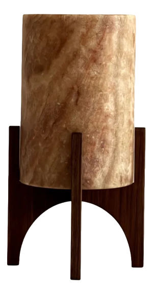 Comet No. 0212 Hand-Carved Alabaster Table Lamp by Material Lights