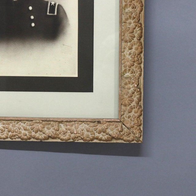 Traditional Antique Photograph of Man in Military Uniform, Framed, C1860 For Sale - Image 3 of 8