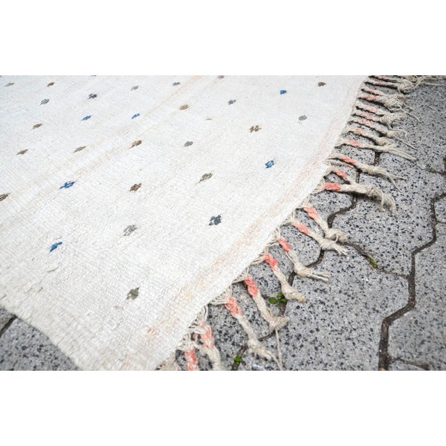 Textile Vintage Handmade Tribal Heöp Rug For Sale - Image 7 of 11