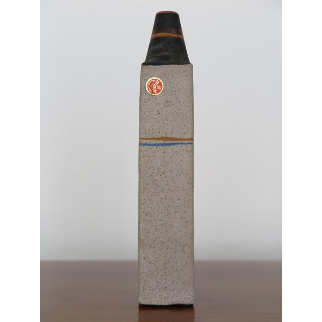 Set of ceramic bottle vases from the “Gli Etruschi” series designed by the Italian artist Ivo Sassi, 1950s Dimensions from...