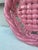 Large Pink French Bowl or Basket Vallauris circa 1950. 12.5 inches diameter.