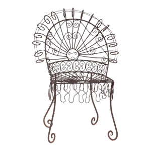 Mid 20th Century Salterini Style Iron Outdoor Garden Chair
