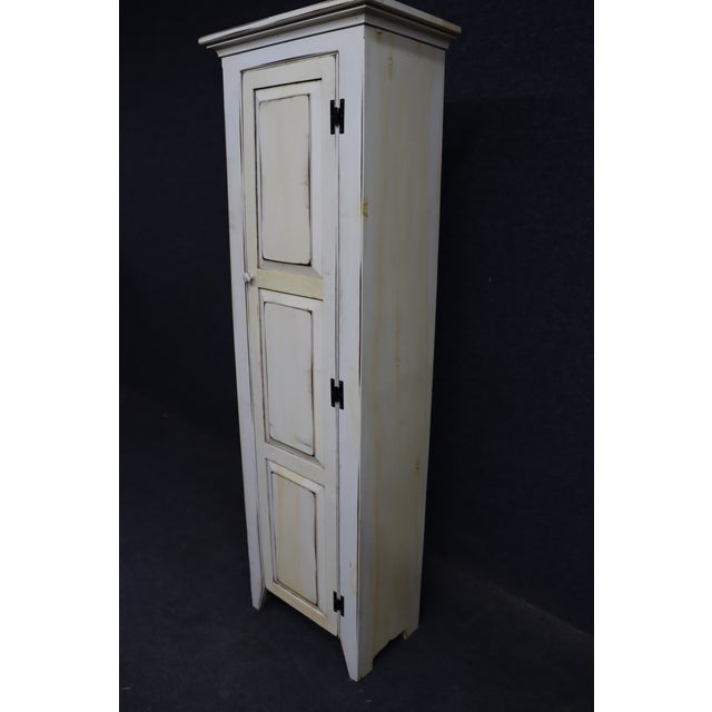 Painted Pine Country Chimney Cupboard For Sale - Image 4 of 9
