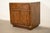 Mid-Century Modern Drexel Heritage Mid-Century Modern Hollywood Regency Campaign Walnut Nightstand, 1970s For Sale - Image 3 of 17