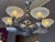 Silver Art Deco Opalescent Glass and Nickel-Plated Bronze Chandelier by Jean Gauthier for Petitot & Ezan, France, 1935 For Sale - Image 8 of 18