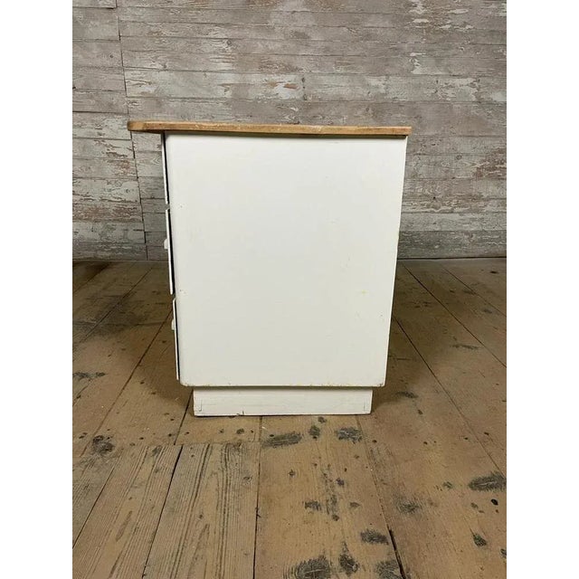 Vintage Desk in Spruce For Sale - Image 4 of 6