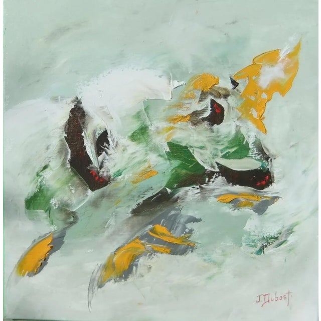 Josette Dubost is a French artist born in 1936 who lives & works in Solliès-Pont, France. This piece is attributed to the...